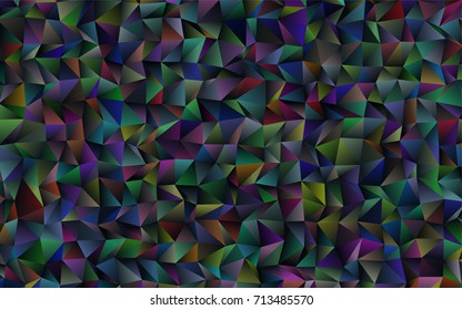 Dark BLUE vector blurry triangle background. A sample with polygonal shapes. Brand-new design for your business.