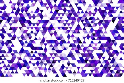 Dark BLUE vector blurry triangle background. Modern geometrical abstract illustration with gradient. The completely new template can be used for your brand book.