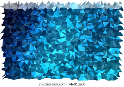 Dark BLUE vector blurry triangle template. Colorful illustration in abstract style with gradient. The elegant pattern can be used as part of a brand book.