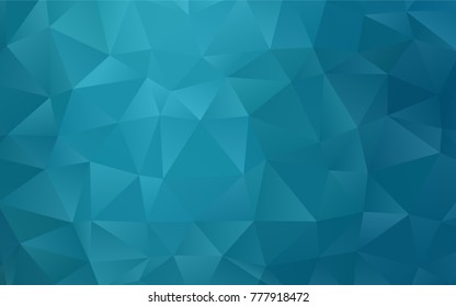 Dark BLUE vector blurry triangle background. A vague abstract illustration with gradient. The elegant pattern can be used as part of a brand book.
