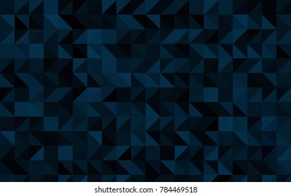 Dark BLUE vector blurry triangle pattern. Colorful illustration in abstract style with gradient. A completely new template for your business design.