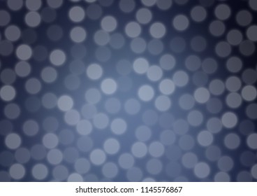 Dark BLUE vector bokeh and colorful pattern. Colorful illustration in abstract style with gradient. Brand new style for your business design.