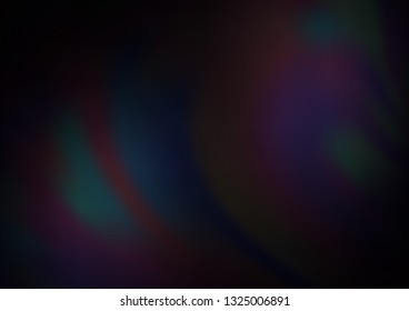 Dark BLUE vector bokeh and colorful pattern. A completely new color illustration in a bokeh style. Brand new style for your business design.