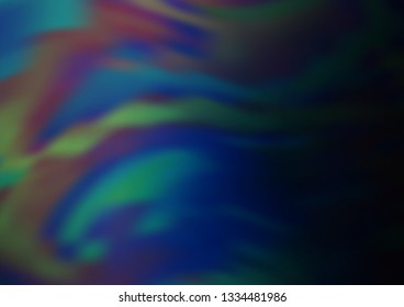 Dark BLUE vector bokeh and colorful pattern. Colorful illustration in blurry style with gradient. The background for your creative designs.