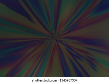 Dark BLUE vector bokeh and colorful pattern. Creative illustration in halftone style with gradient. A completely new template for your design.