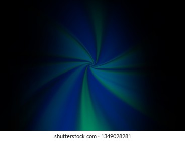 Dark BLUE vector bokeh and colorful pattern. A completely new color illustration in a bokeh style. A new texture for your design.