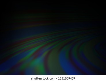 Dark BLUE vector bokeh and colorful pattern. A completely new color illustration in a bokeh style. The template can be used for your brand book.
