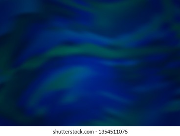 Dark BLUE vector bokeh and colorful pattern. Colorful illustration in blurry style with gradient. The best blurred design for your business.