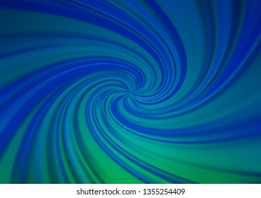 Dark BLUE vector bokeh and colorful pattern. Colorful illustration in abstract style with gradient. A completely new design for your business.