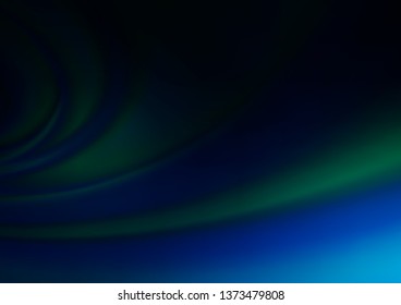 Dark BLUE vector bokeh and colorful pattern. Shining colorful illustration in a Brand new style. The elegant pattern for brand book.