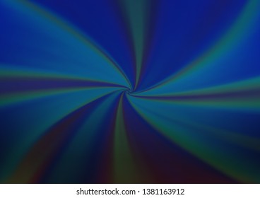 Dark BLUE vector bokeh and colorful pattern. Colorful illustration in abstract style with gradient. The background for your creative designs.