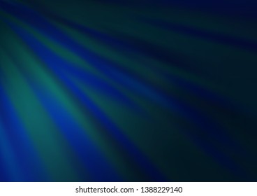 Dark BLUE vector bokeh and colorful pattern. A vague abstract illustration with gradient. The best blurred design for your business.