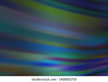 Dark BLUE vector bokeh and colorful pattern. Modern geometrical abstract illustration with gradient. The template can be used for your brand book.