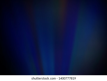 Dark BLUE vector bokeh and colorful pattern. A vague abstract illustration with gradient. Brand new design for your business.