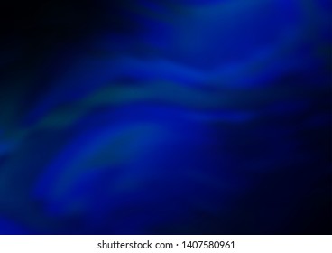 Dark BLUE vector bokeh and colorful pattern. An elegant bright illustration with gradient. The blurred design can be used for your web site.