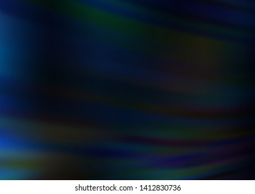 Dark BLUE vector bokeh and colorful pattern. A completely new color illustration in a bokeh style. Brand new style for your business design.