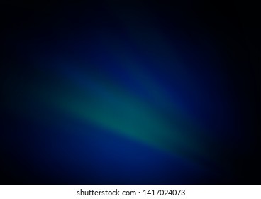 Dark BLUE vector bokeh and colorful pattern. Colorful abstract illustration with gradient. The blurred design can be used for your web site.