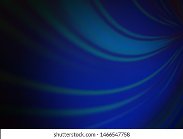 Dark BLUE vector bokeh and colorful pattern. Creative illustration in halftone style with gradient. The elegant pattern for brand book.