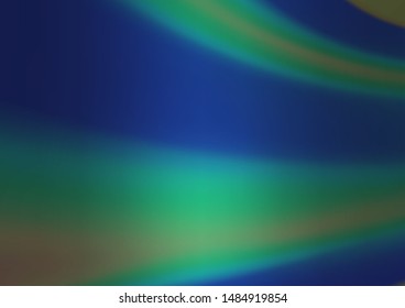 Dark BLUE vector bokeh and colorful pattern. Modern geometrical abstract illustration with gradient. A completely new design for your business.
