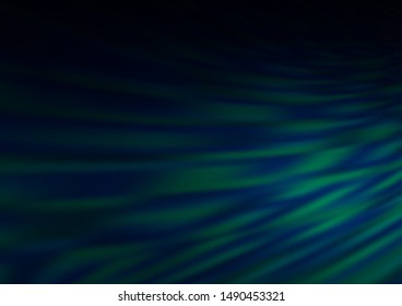 Dark BLUE vector bokeh and colorful pattern. A vague abstract illustration with gradient. The template can be used for your brand book.