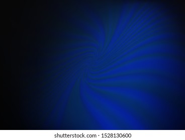 Dark BLUE vector bokeh and colorful pattern. Colorful abstract illustration with gradient. The template can be used for your brand book.