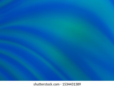 Dark BLUE vector bokeh and colorful pattern. Modern geometrical abstract illustration with gradient. A completely new design for your business.