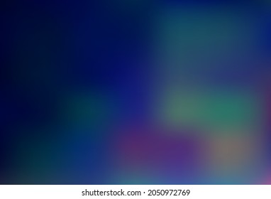 Dark BLUE vector bokeh and colorful pattern. Glitter abstract illustration with an elegant design. Smart texture for your design.