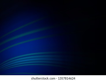 Dark BLUE vector bokeh pattern. Modern geometrical abstract illustration with gradient. The template can be used for your brand book.