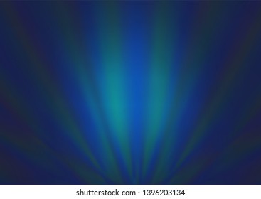 Dark BLUE vector bokeh pattern. Creative illustration in halftone style with gradient. The best blurred design for your business.
