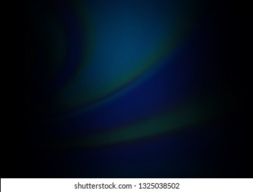 Dark BLUE vector bokeh template. A completely new color illustration in a bokeh style. A new texture for your design.
