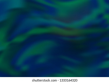 Dark BLUE vector bokeh template. Shining colorful illustration in a Brand new style. The blurred design can be used for your web site.
