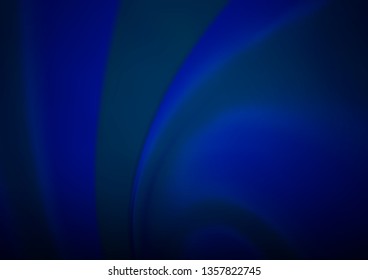 Dark BLUE vector bokeh template. Colorful illustration in abstract style with gradient. The elegant pattern for brand book.
