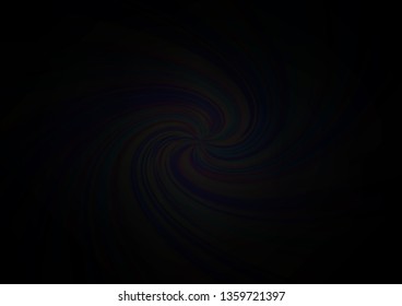 Dark BLUE vector bokeh template. Modern geometrical abstract illustration with gradient. The template can be used for your brand book.