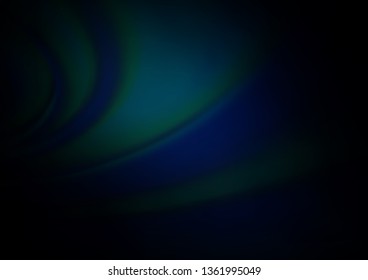 Dark BLUE vector bokeh template. An elegant bright illustration with gradient. Brand new design for your business.