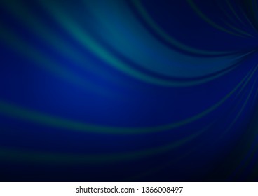 Dark BLUE vector bokeh template. Shining colorful illustration in a Brand new style. The background for your creative designs.