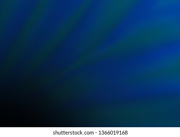Dark BLUE vector bokeh template. Colorful illustration in blurry style with gradient. Brand new design for your business.
