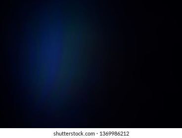 Dark BLUE vector bokeh template. Colorful abstract illustration with gradient. The elegant pattern for brand book.