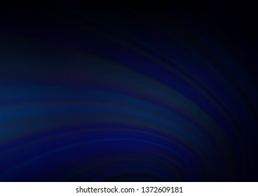 Dark BLUE vector bokeh template. Glitter abstract illustration with an elegant design. The background for your creative designs.