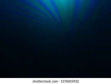 Dark BLUE vector bokeh template. Colorful illustration in abstract style with gradient. The template for backgrounds of cell phones.