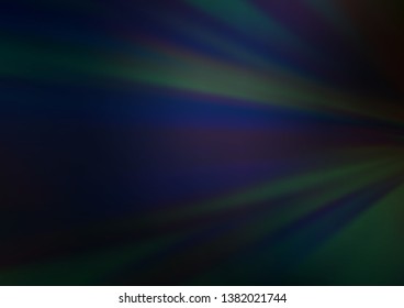 Dark BLUE vector bokeh template. A vague abstract illustration with gradient. The elegant pattern for brand book.