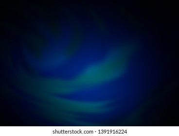 Dark BLUE vector bokeh template. Shining colorful illustration in a Brand new style. The elegant pattern for brand book.
