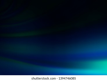 Dark BLUE vector bokeh template. Colorful illustration in blurry style with gradient. A completely new template for your design.