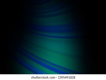 Dark BLUE vector bokeh template. Colorful illustration in blurry style with gradient. Brand new design for your business.