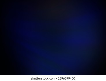 Dark BLUE vector bokeh template. Colorful illustration in blurry style with gradient. The blurred design can be used for your web site.