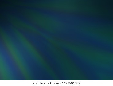 Dark BLUE vector bokeh template. A completely new color illustration in a bokeh style. The best blurred design for your business.