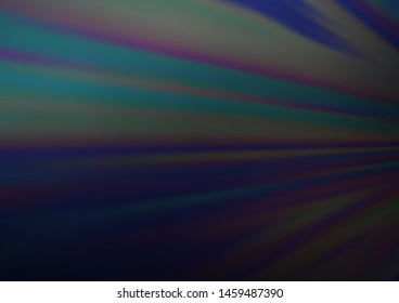 Dark BLUE vector bokeh template. Colorful illustration in abstract style with gradient. The template can be used for your brand book.
