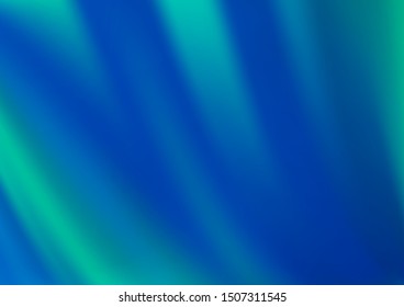 Dark BLUE vector bokeh template. Creative illustration in halftone style with gradient. A new texture for your design.