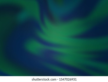 Dark BLUE vector bokeh template. A completely new color illustration in a bokeh style. The blurred design can be used for your web site.
