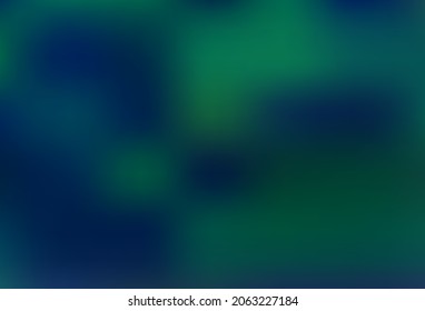 Dark BLUE vector bokeh template. A completely new color illustration in a bokeh style. Brand new design for your business.
