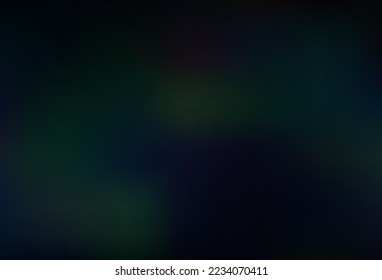 Dark BLUE vector bokeh template. Colorful abstract illustration with gradient. Best blurred design for your business.